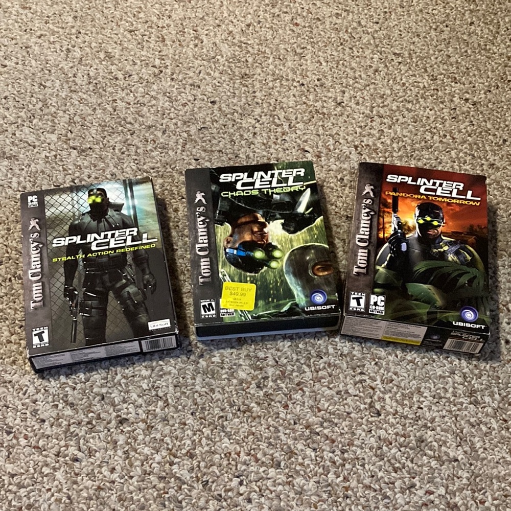 Splinter Cell PC Collection 3 Games